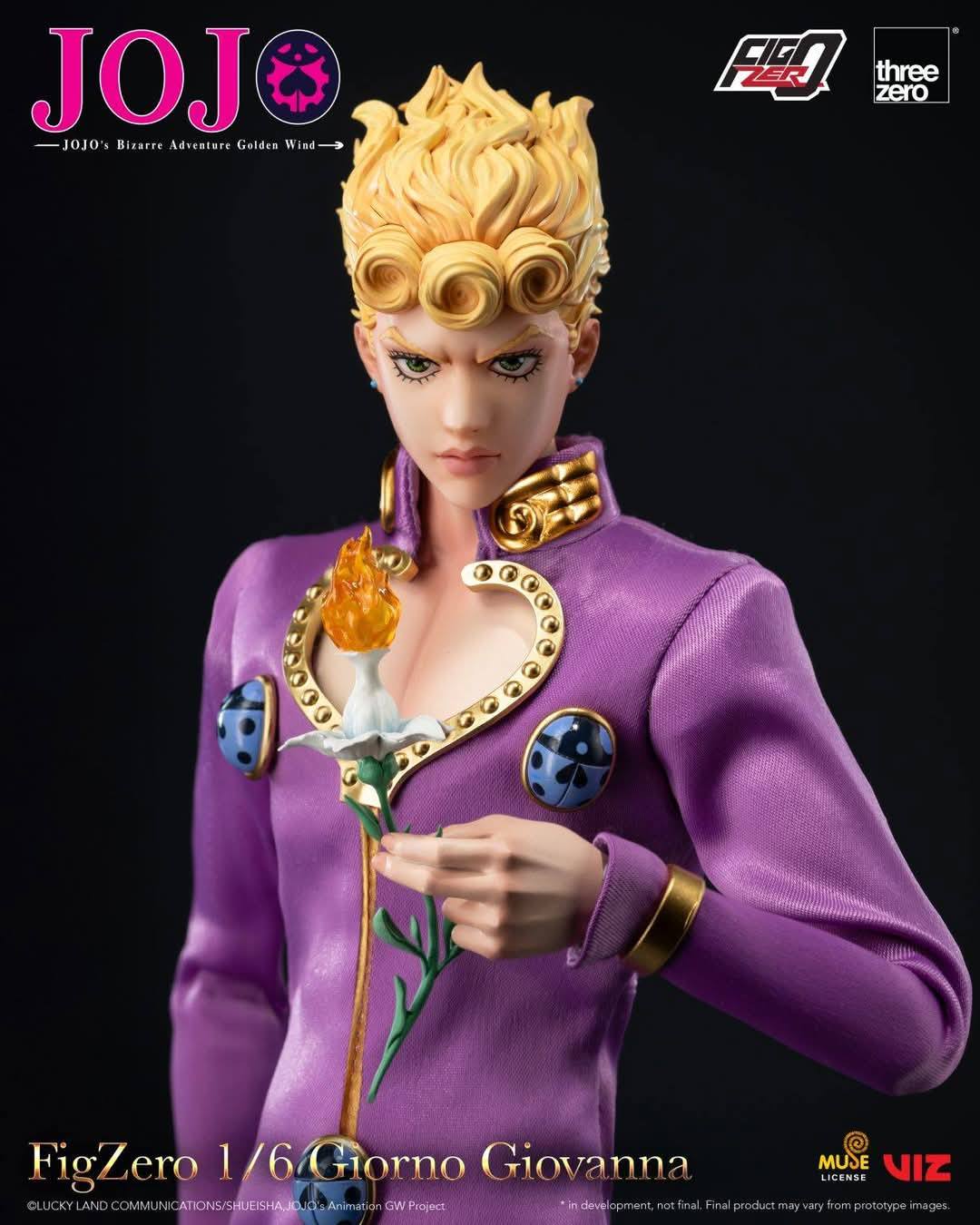 [สั่งจอง]Threezero 3Z06570M0 1/6 : JOJO’s Bizarre Adventure: Golden Wind FigZero - Giorno Giovanna