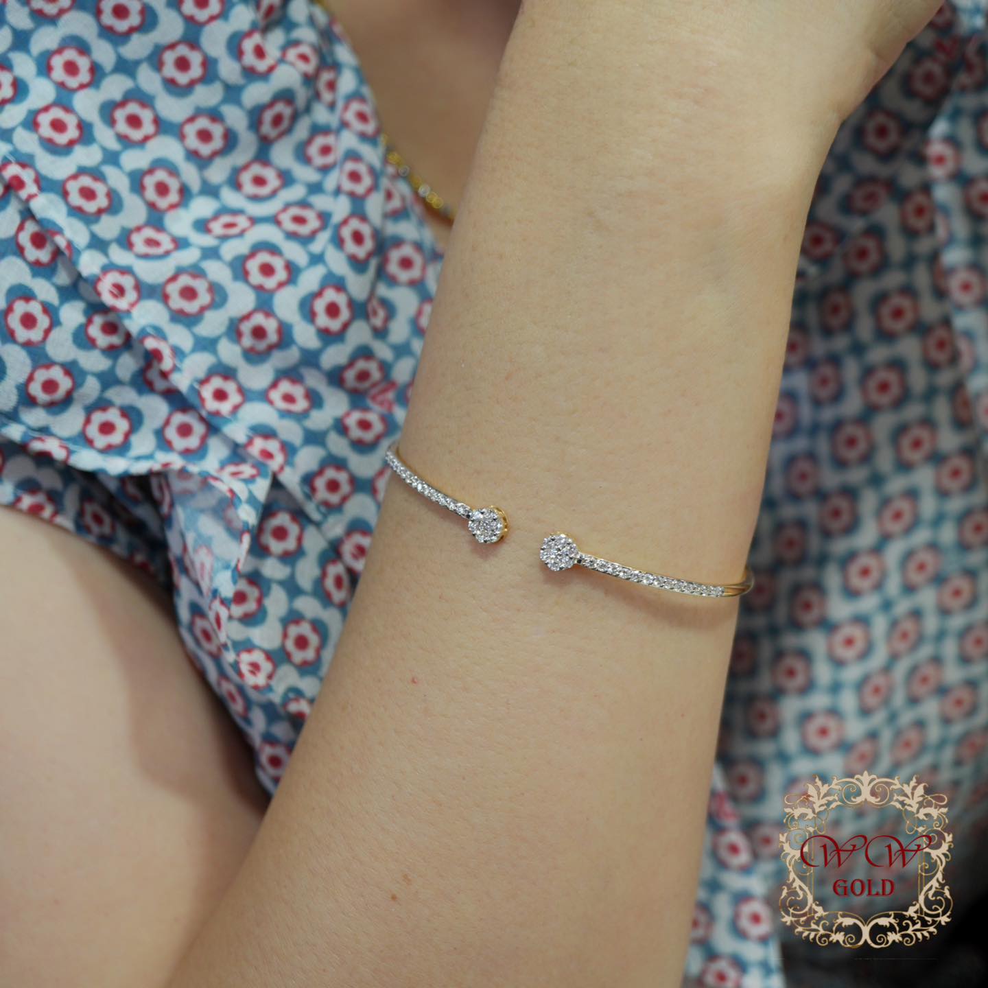 กำไลเพชรประกบ ^^