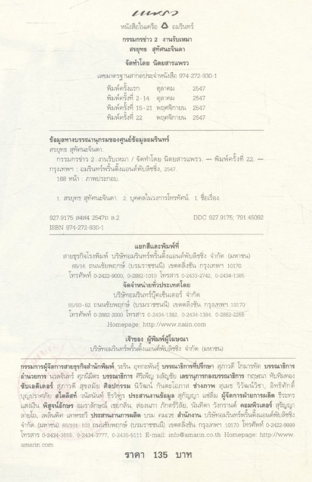 กรรมกรข่าว 2 งานรับเหมา : สรยุทธ สุทัศนะจินดา