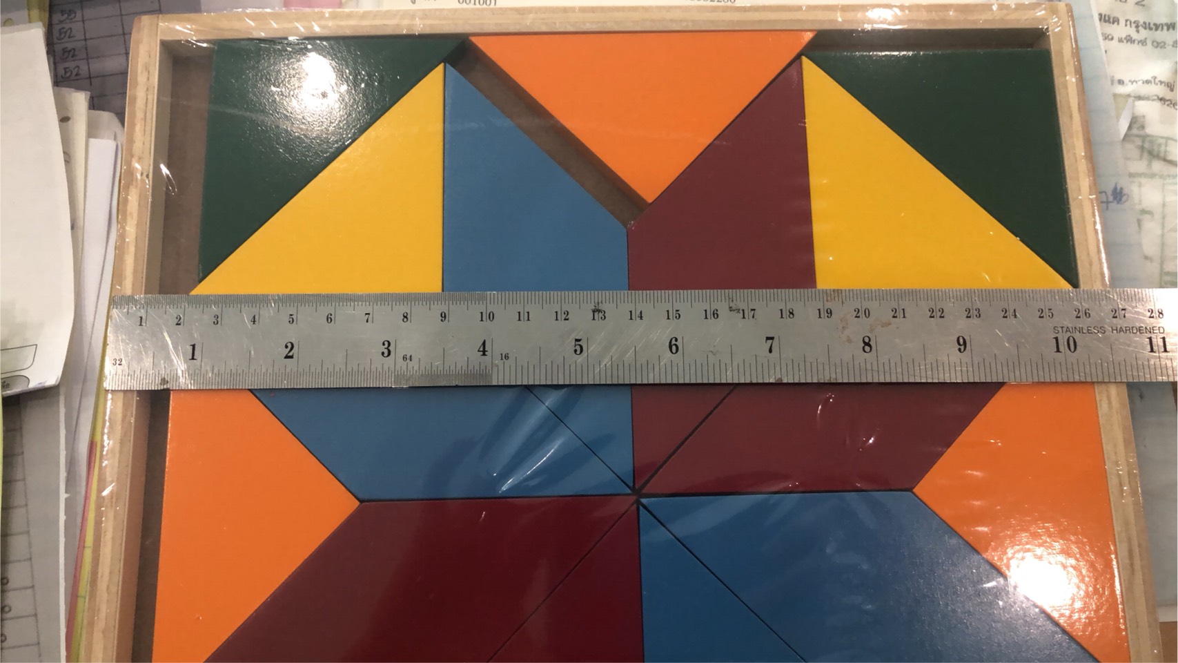 แทนแกรม,Tangram บล็อกประดิษฐ์ภาพ (กระดานต่อภาพ) , ของเล่นไม้, ของเล่นเสริมพัฒนาการ, ของเล่นเด็กอนุบาล, สื่อการสอนเด็กอนุบาล