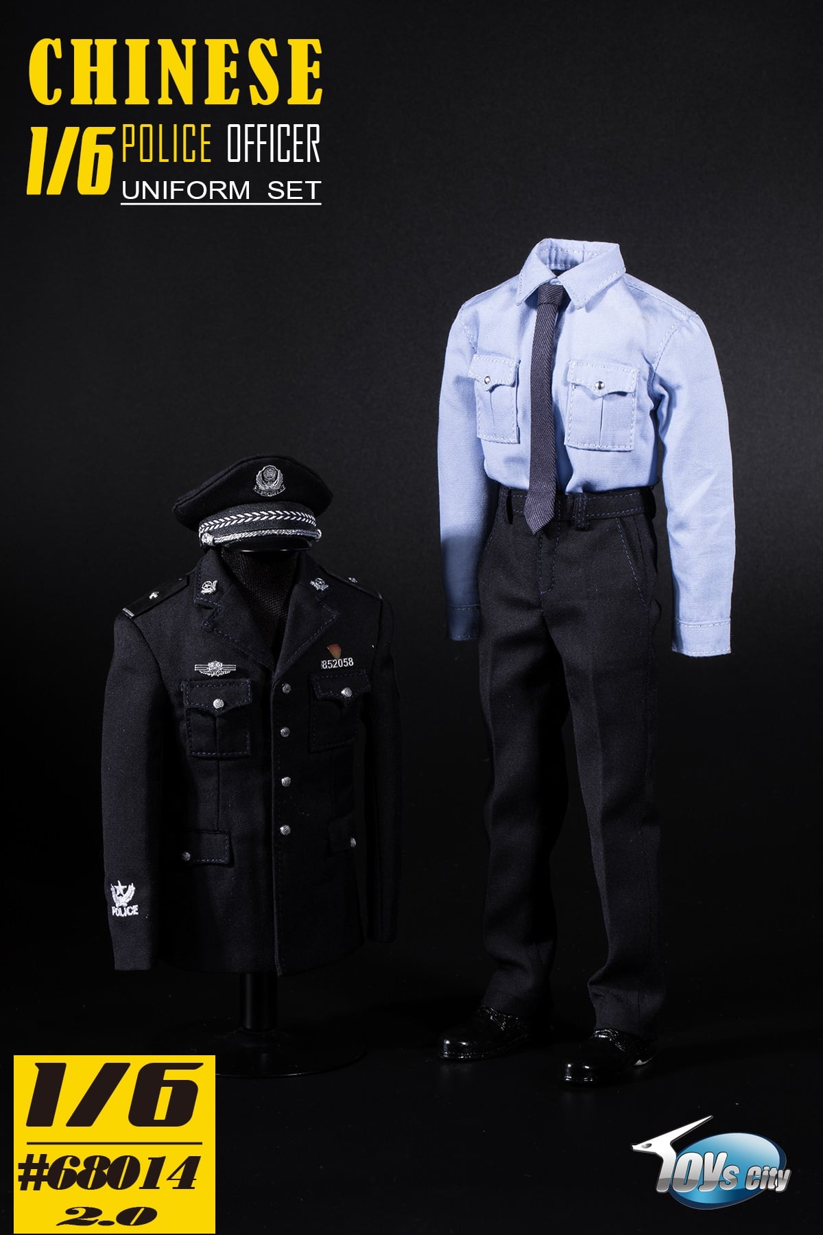 [สั่งจอง]TOYSCITY TGC-68014 1/6 : CHINESE POLICE OFFICER UNIFORM SET 2.0