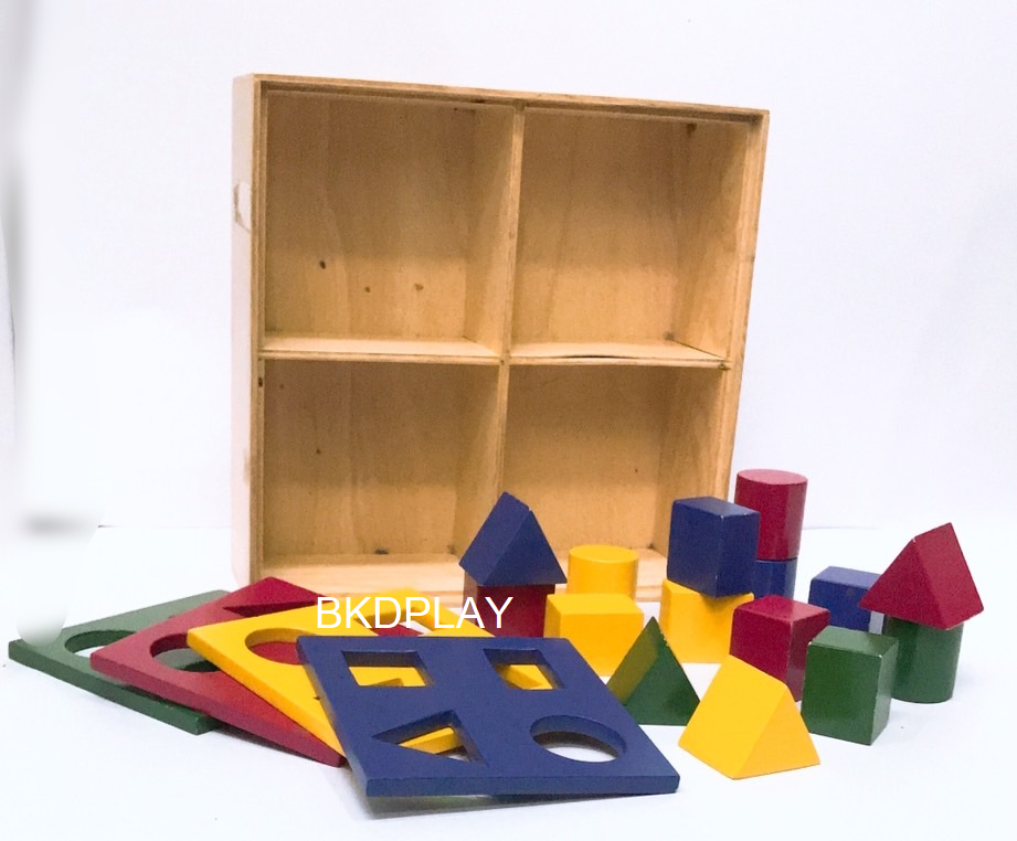 กล่องหยอดบล็อก รูปทรง-สี , ของเล่นไม้, ของเล่นเสริมพัฒนาการ, ของเล่นเด็กอนุบาล, สื่อการสอนเด็กอนุบาล วัสดุและสี ปลอดภัยต่อเด็ก มีมาตรฐาน มอก. ตามที่ สพฐ. กำหนด