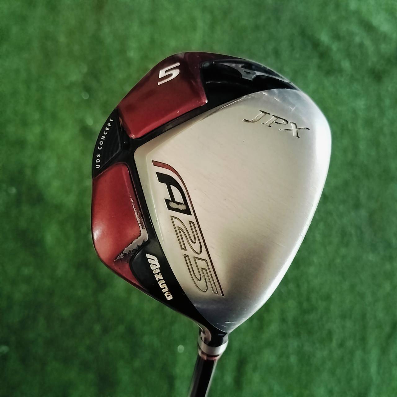 FW5 MIZUNO JPX A25 กราไฟต์ QUAD JPX A25 FLEX SR ชดเชยสูงมากๆ ตีง่ายมากๆ และหัวสี่เหลี่ยมแบบนี้ ตีตรงมาก เพราะค่า MOI สูงมากที่สุด!!! ไม้กอล์ฟพรีเมี่ยมมือสอง ของแท้ By NakaraLuxurious