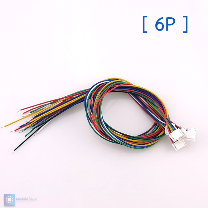 [5 เส้น] หัวต่อ JST GH1.25mm ปลายเปลือย ยาวราว 30cm 2P/3/4/5/6P single head 1.25mm spacing electronic wire with lock terminal wire