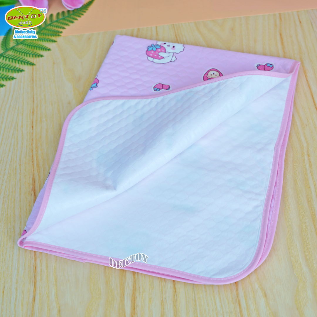 Littelhome ลิตเติ้ลโฮม ผ้ายางรองฉี่เด็กไม่ร้อน XXL 70 x 90 ซม. คละลาย