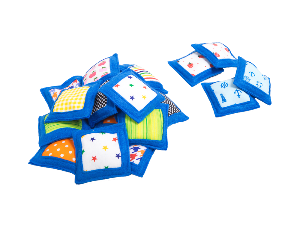 ถุงถั่วจับคู่ลวดลาย ของเล่นเสริมพัฒนาการ ,ของเล่นเสริมทักษะ,ของเล่นเด็ก, สื่อการสอนอนุบาล