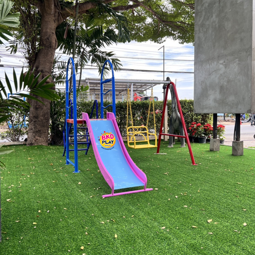 อุปกรณ์กระดานลื่น+ชิงช้าหนูน้อย,OutdoorPlayground,เครื่องเล่นสนามเหล็ก,คุรุภัณฑ์สนามเด็กเล่น,เครื่องเล่นงบสพฐ.ประชารัฐ ราคาโรงงาน