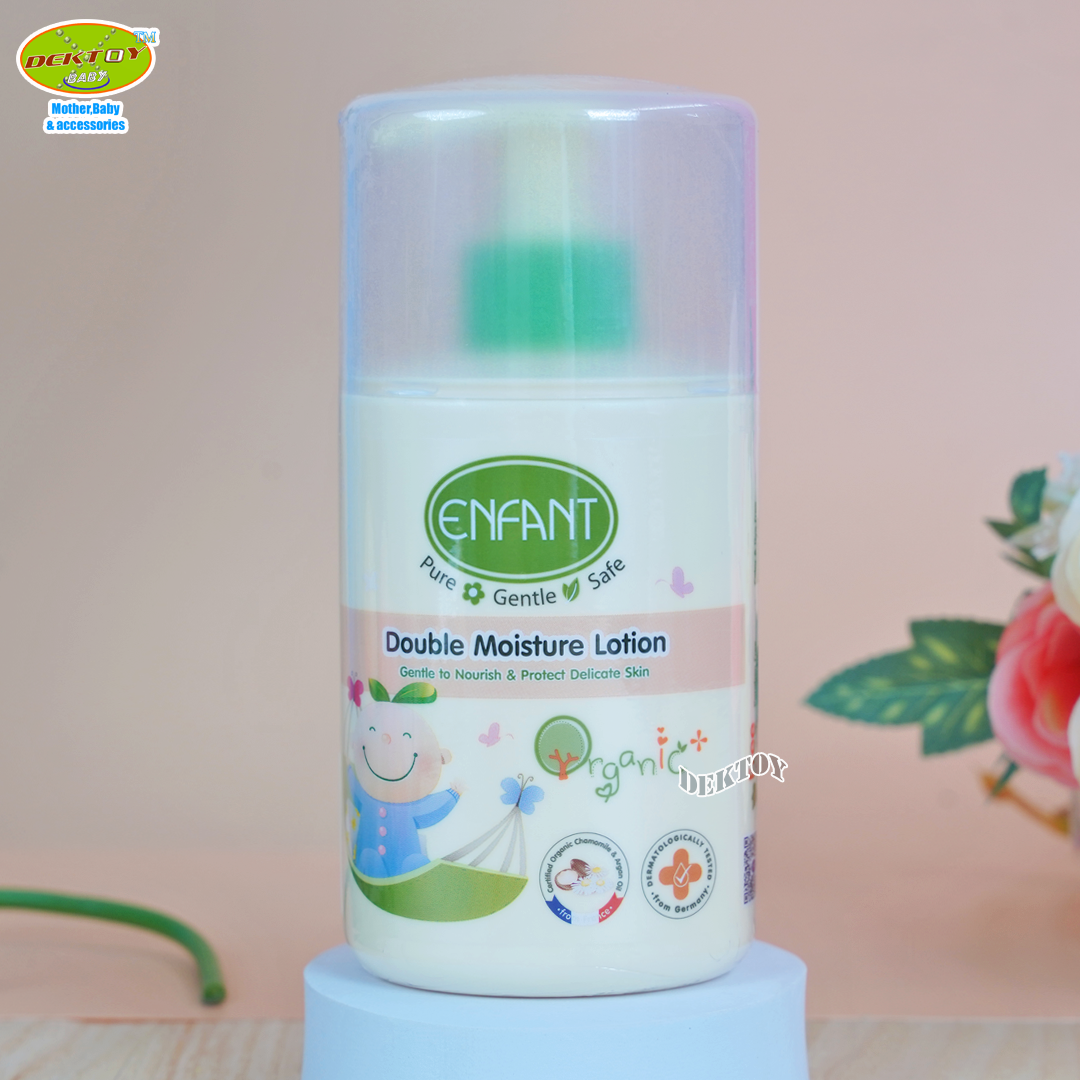Enfant อองฟองต์ ออแกนิค ดับเบิ้ล มอยส์เจอร์ โลชั่น ใช้ได้ตั้งแต่เด็กแรกเกิด 250 มล.
