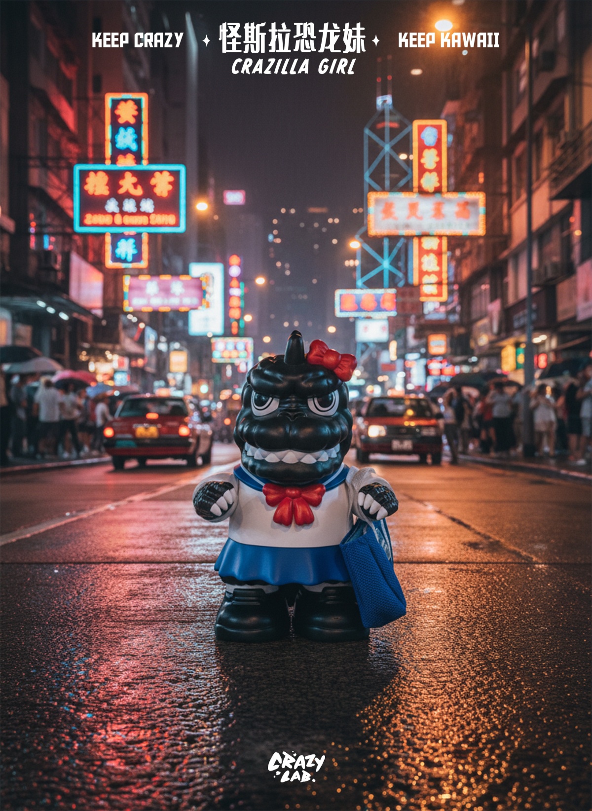 [สั่งจอง]Crazy Lab : Mini Crazilla Girl (14cm)