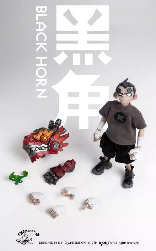 [สั่งจอง] D_ONE STUDIO 1/12 : black horned