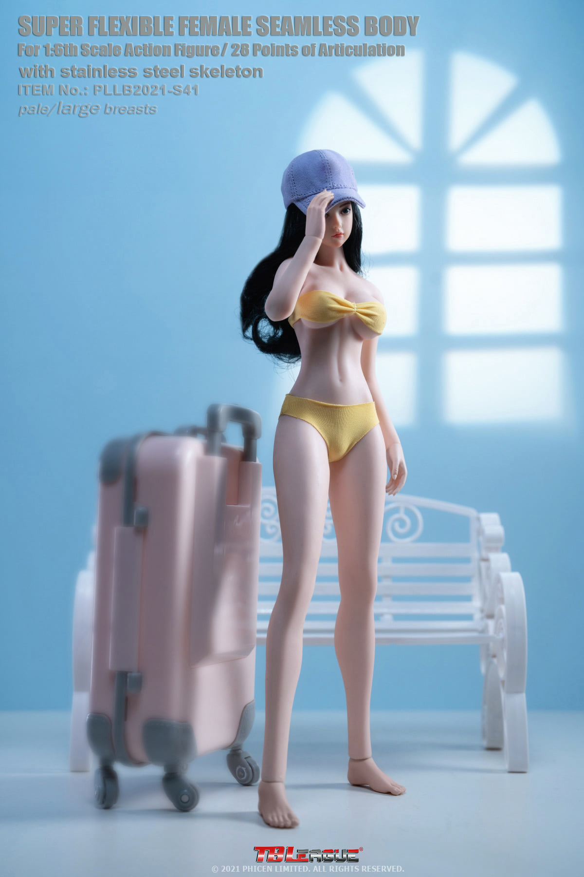 [สั่งจอง]TBLeague PLLB2021 1/6 : female seamless bodies- Tall and slender type