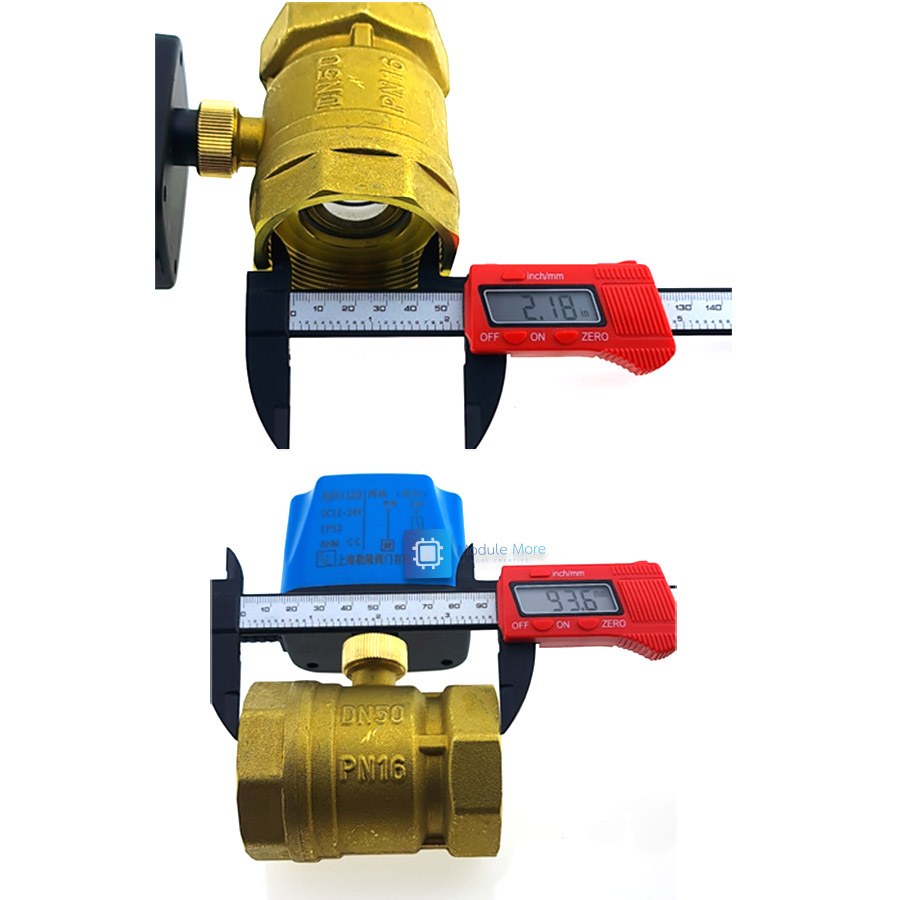 Motorized ball valve 220v two-way two-wire normally closed DN50