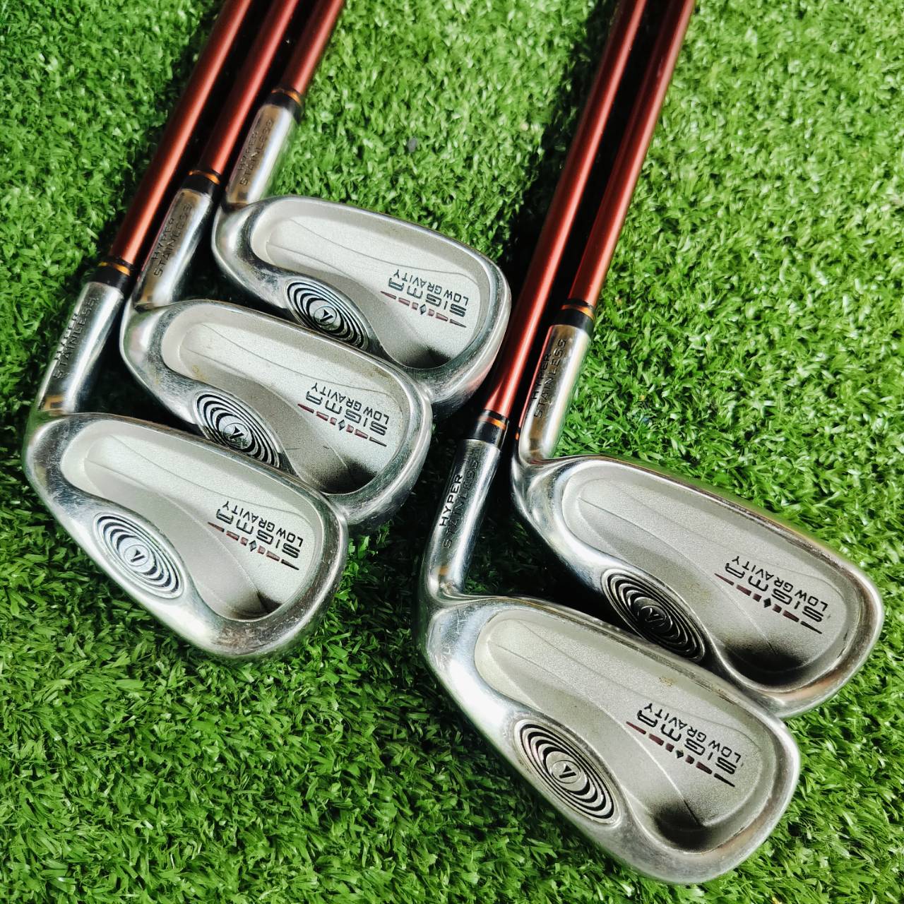 *** ไม้กอล์ฟสำหรับผู้หญิง *** ชุดเหล็ก PROKENNEX SIGMA LOW GRAVITY ตีง่ายอย่างมาก ก้านเบามาก สวิงแบบสบายๆ มีเหล็ก 7 8 9 PW SW ไม้กอล์ฟพรีเมี่ยมมือสอง ของแท้ By NakaraLuxurious