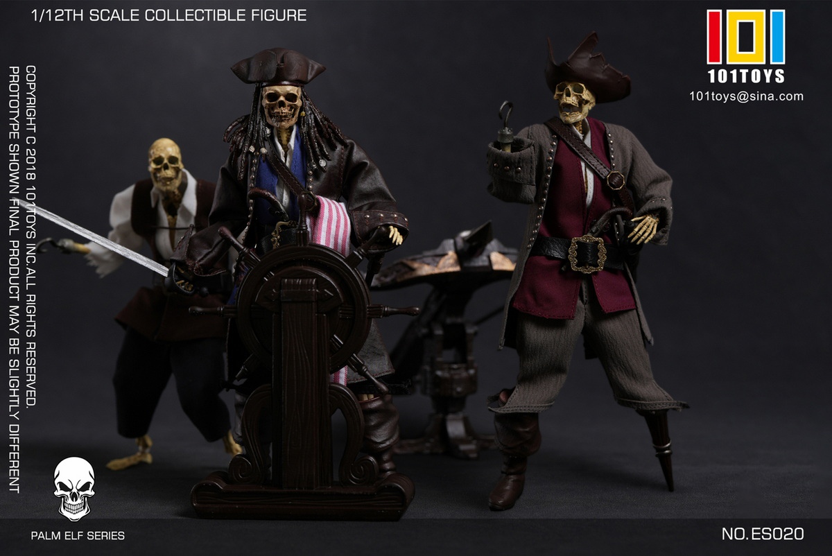 [สั่งจอง]101TOYS 1/12 : PALM ELF SERIES - Skeleton Pirate