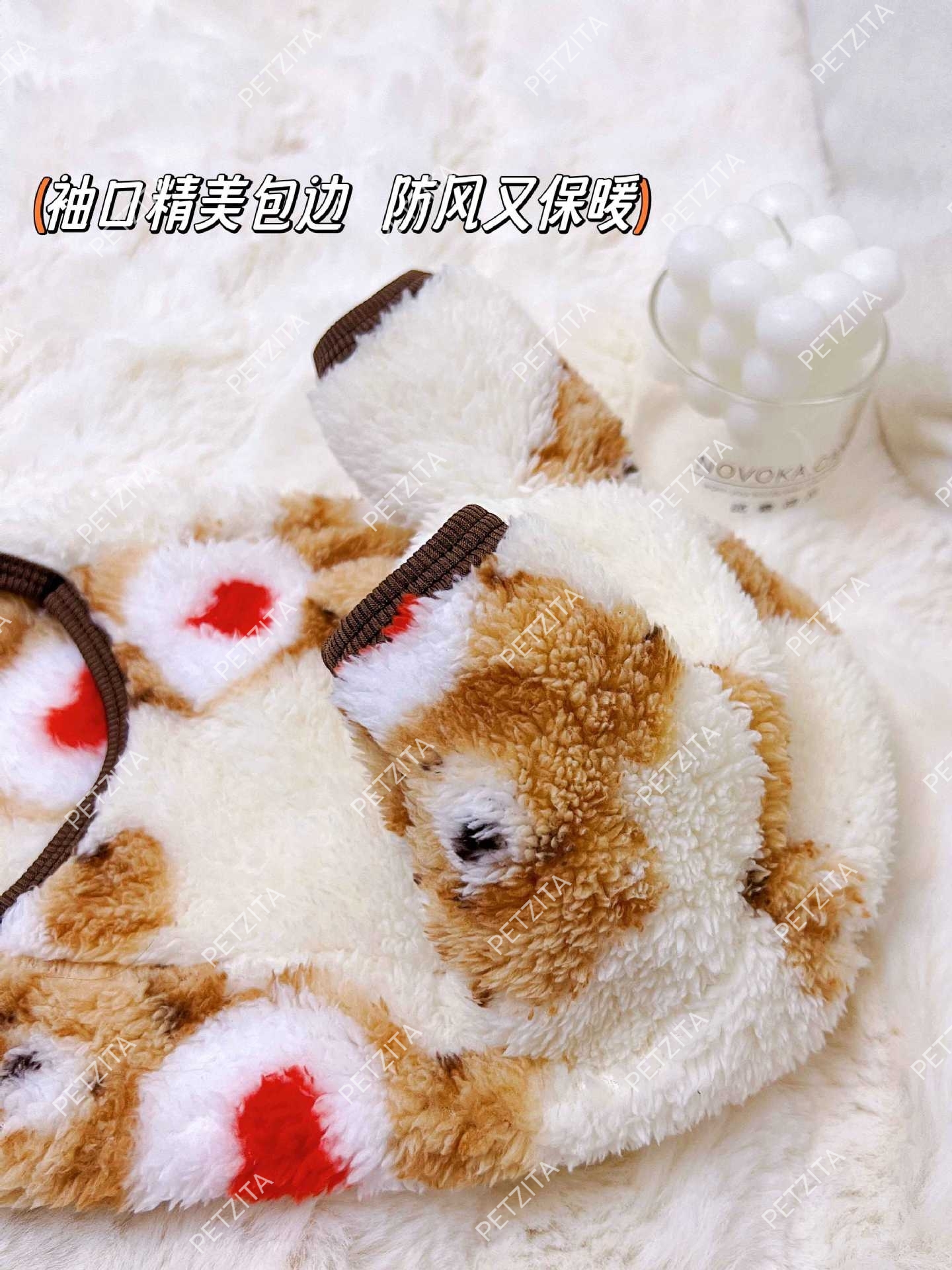 🇹🇭พร้อมส่ง🇹🇭 🐶🐕 เสื้อผ้าสำลีขนปุยนุ่มนิ่ม สำหรับ สุนัขพันธุ์กลาง ถึง หมาใหญ่