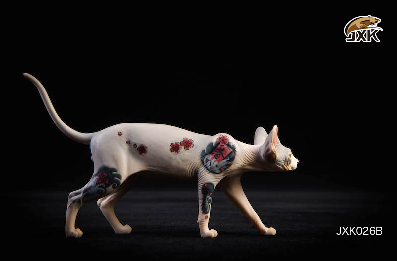 [สั่งจอง]JxK.Studio Jxk026A/b 1/6 Scale Sphynx cat tattoo