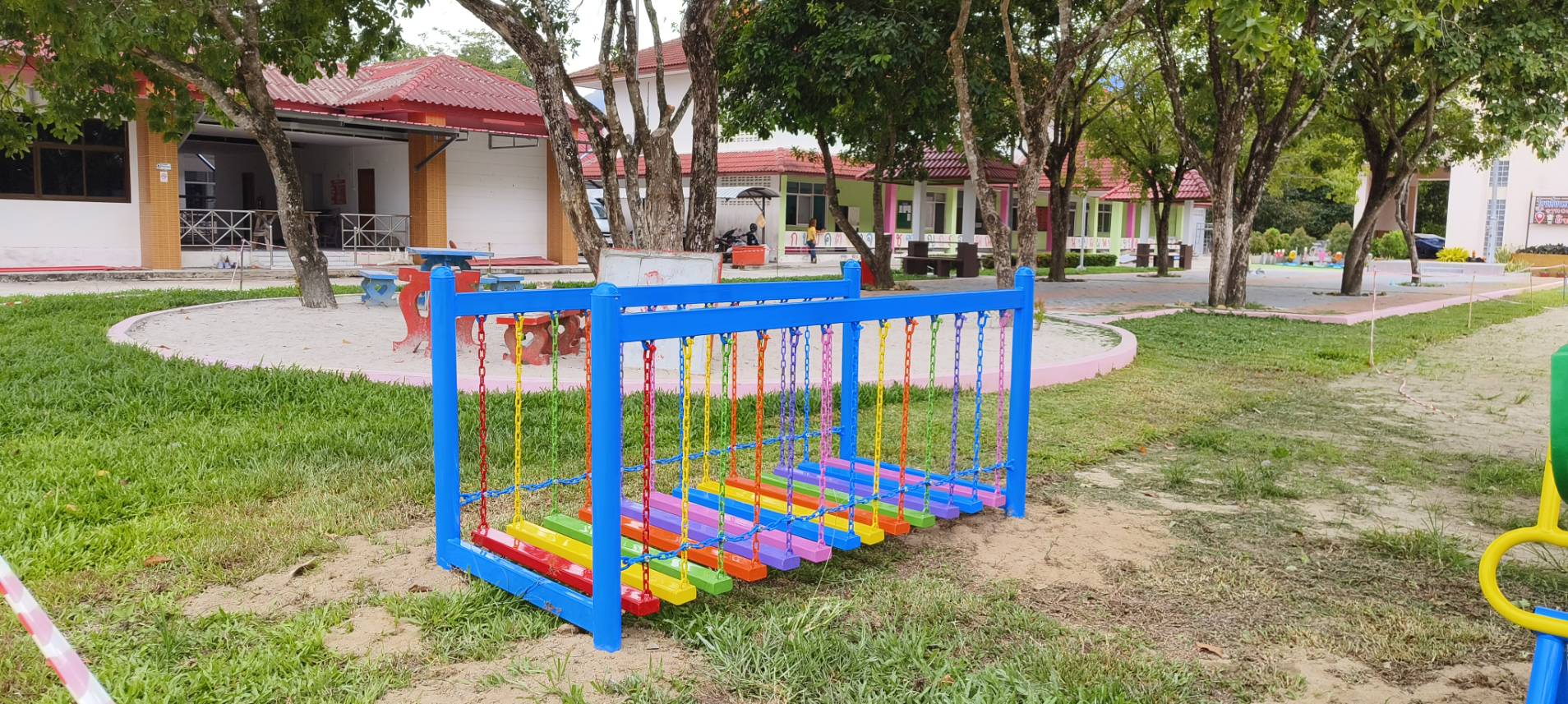 สะพานเหล็กเดินทรงตัว เครื่องเล่นสนามกลางแจ้ง เครื่องเล่นสนามเหล็ก , ของเล่น สั่งผลิต 10-20 วัน