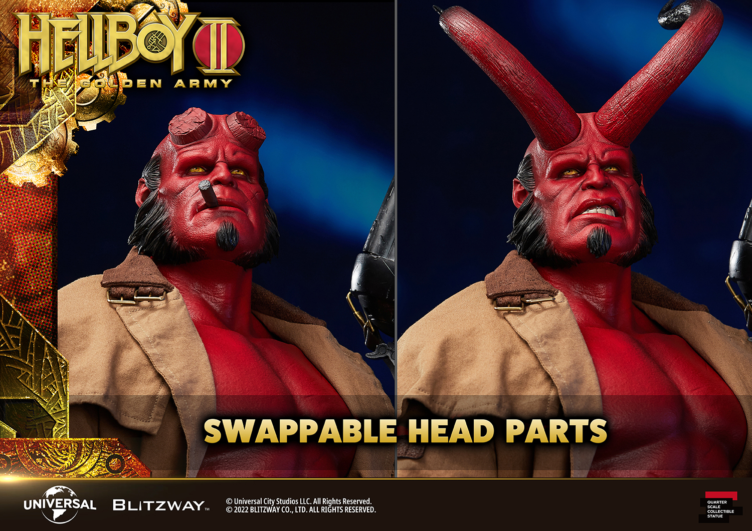 [สั่งจอง] Blitzway BW-SS-21301 1/4 : HELLBOY II - THE GOLDEN ARMY