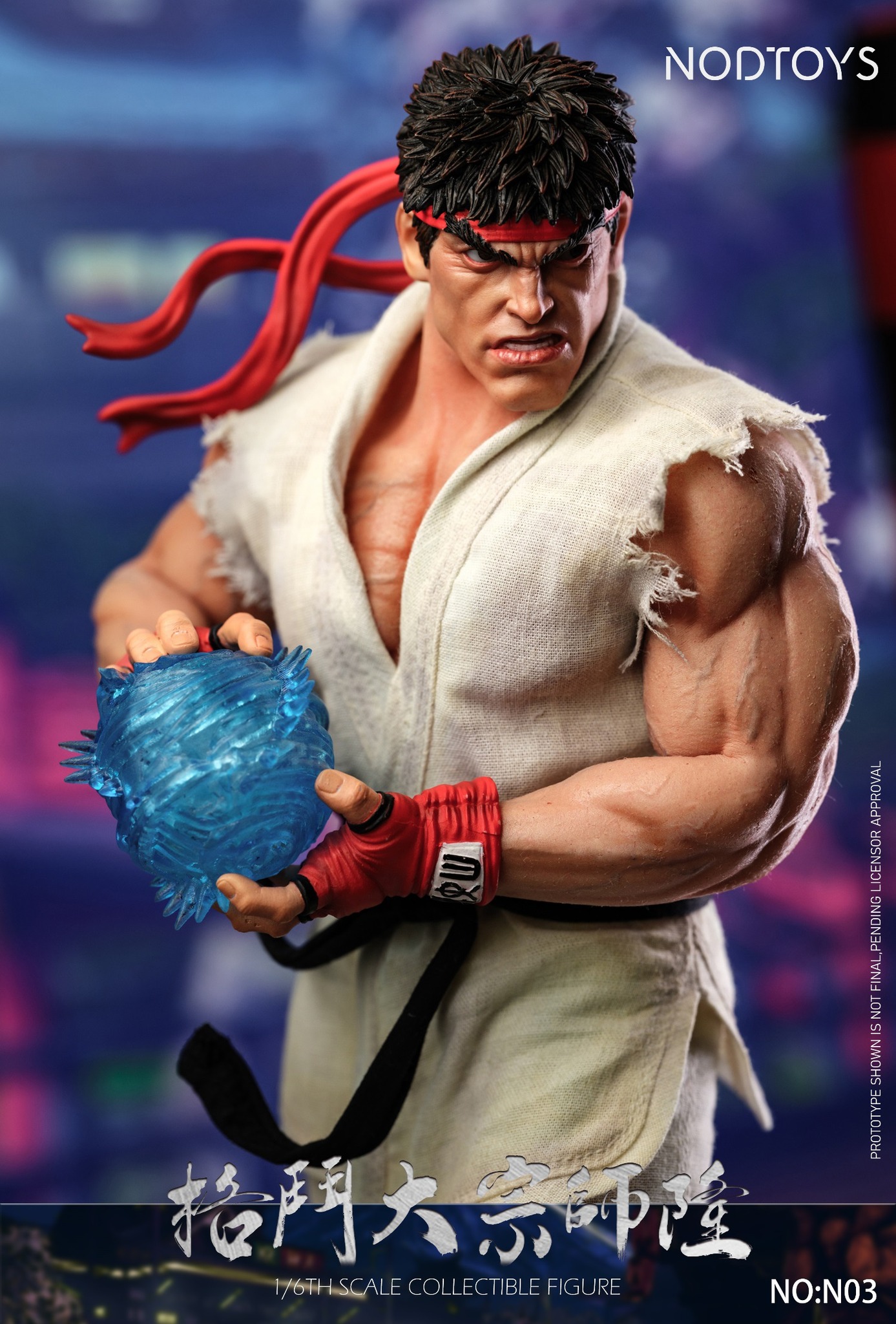 [สั่งจอง]NODT0YS NOD-N03 1/6 : Fighting Grandmaster Long (Silicone Action Figure)