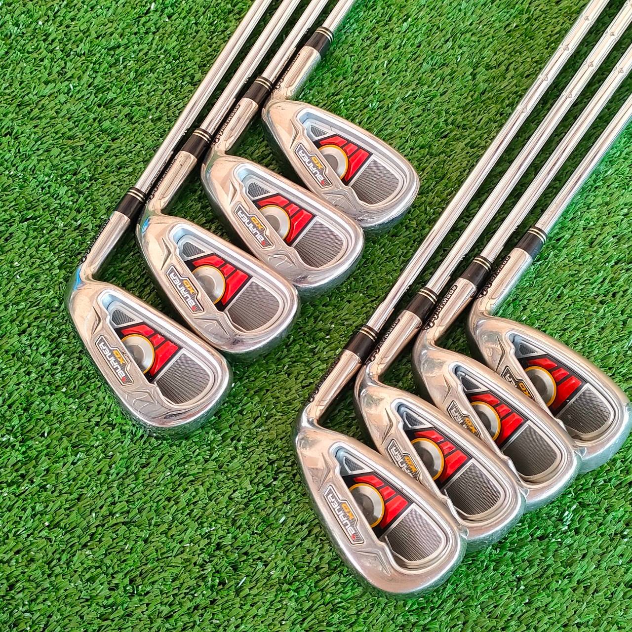 ชุดเหล็ก TAYLORMADE BURNER XD มีเหล็ก 5-9 เเละ PW AW SW ก้าน NS.PRO 950 GH FLEX S ก้านพรีเมี่ยม เบา 95 กรัมทั้ง SET