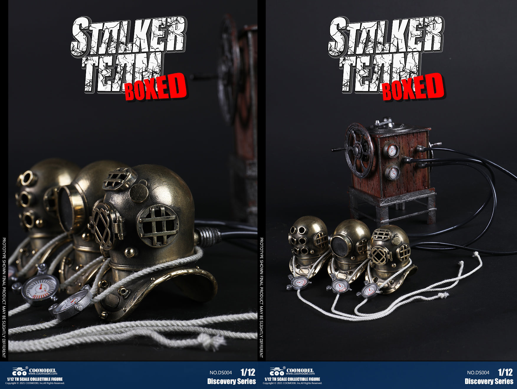 [สั่งจอง]COOMODEL 1/12 : DISCOVERY SERIES - STALKER TEAM (Bronze Edition/Color Edition)