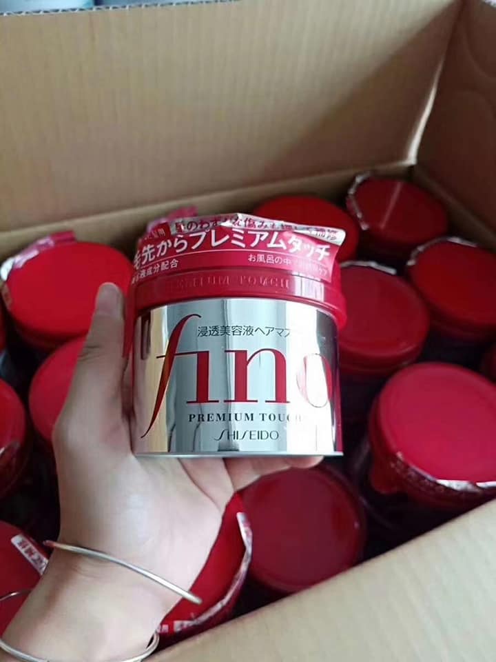 SHISEIDO Fino Premium Touch penetration Essence Hair Mask 230g มาส์กผมระดับพรีเมี่ยมจากชิเซโด้สำหรับฟื้นฟูผมแห้งเสียให้กลับนุ่มสลวย มีน้ำหนัก จัดทรงง่าย