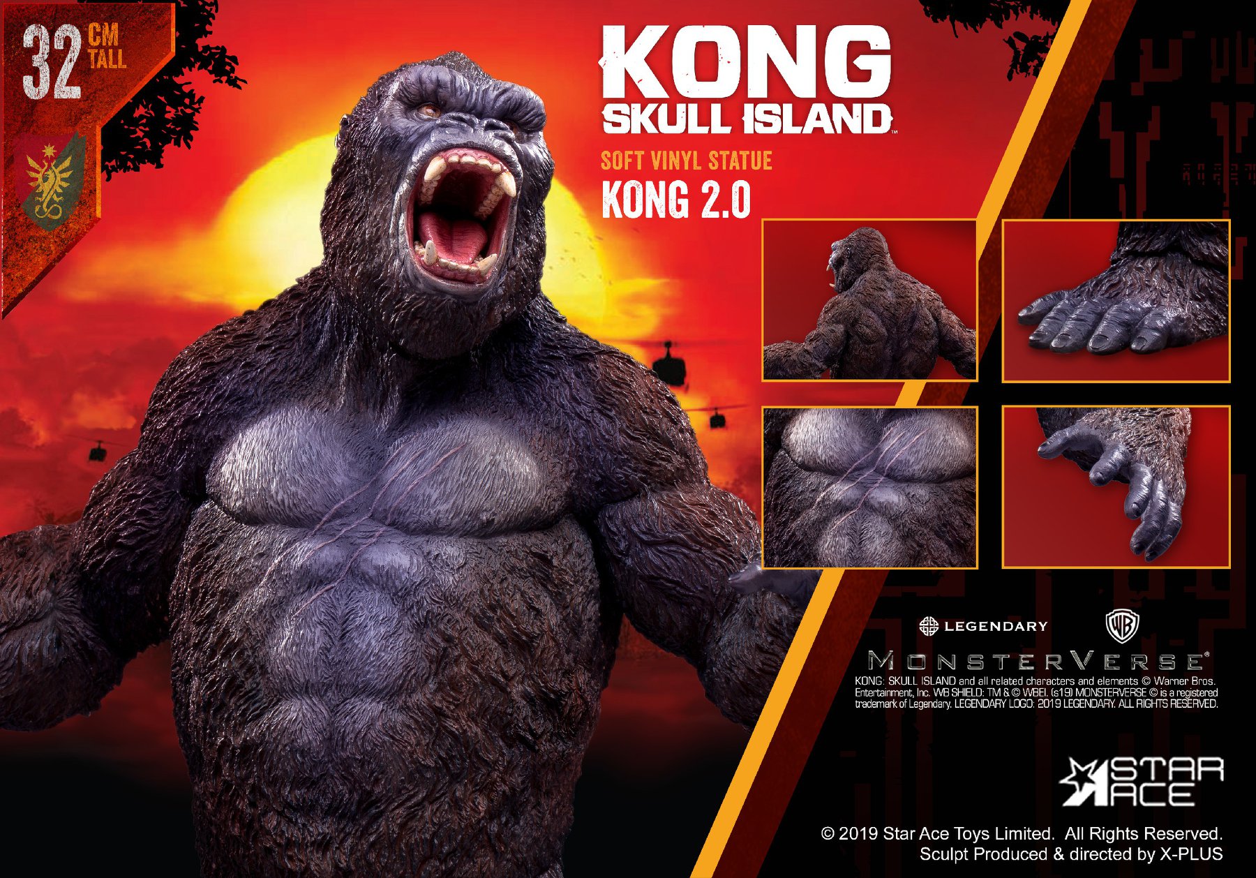 [สั่งจอง]Star Ace Kong Skull Island : Kong 2.0 VS Skull Crawler