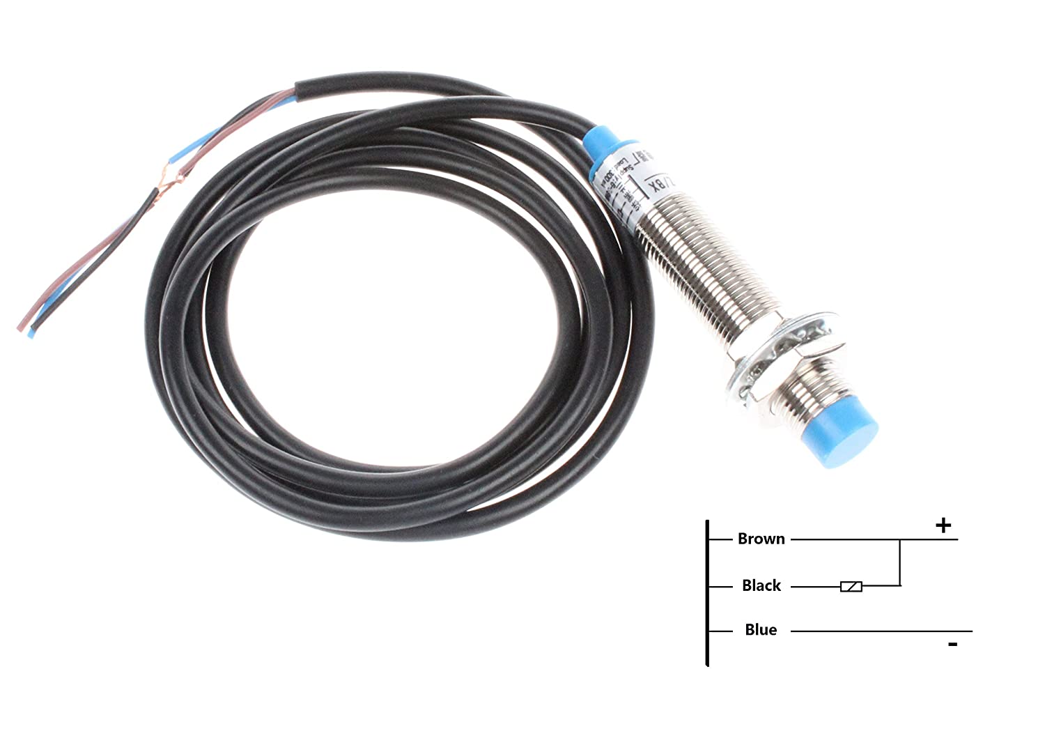 เซ็นเซอร์ตรวจจับโลหะ LJ12A34Z / BX proximity switch sensor NPN three-wire normally open metal sensor
