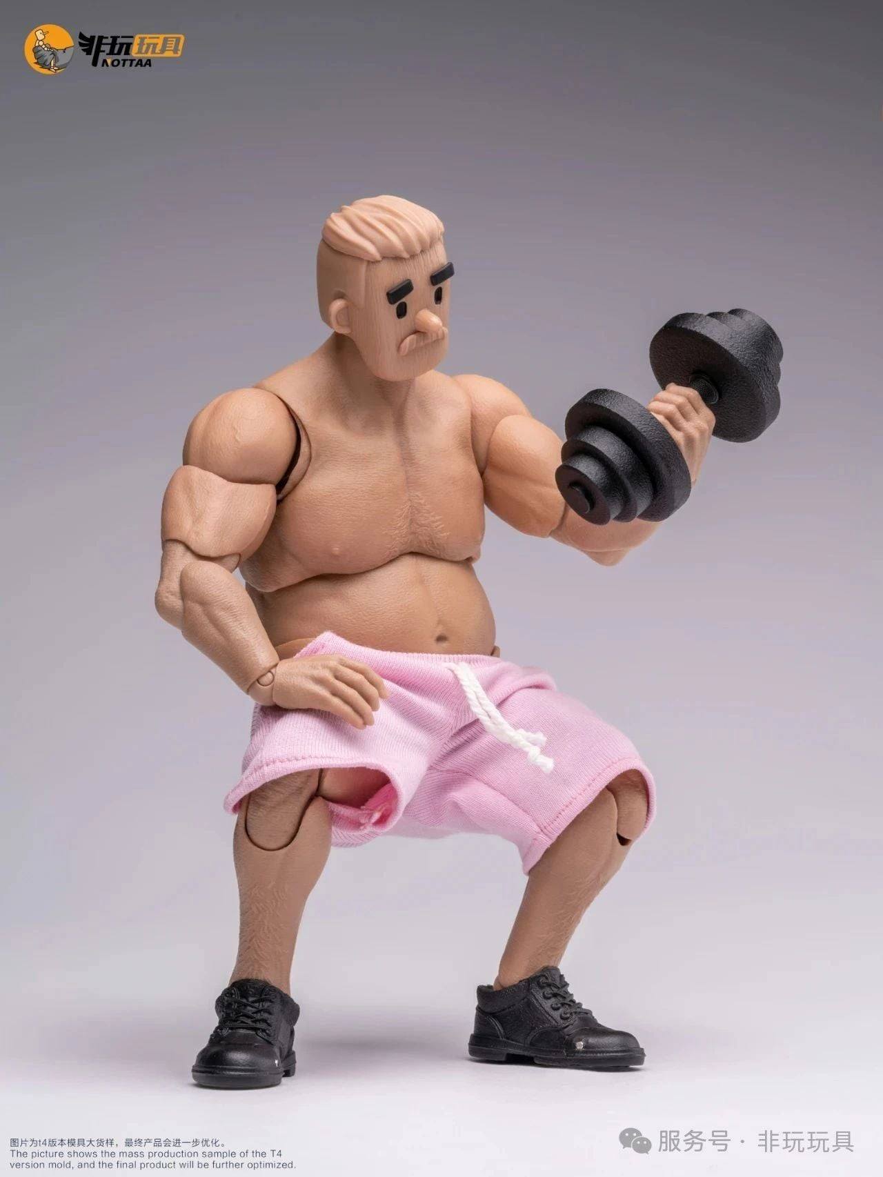 [สั่งจอง]nottaa 1/12 : Middle-aged square-headed man body (17ซม.)