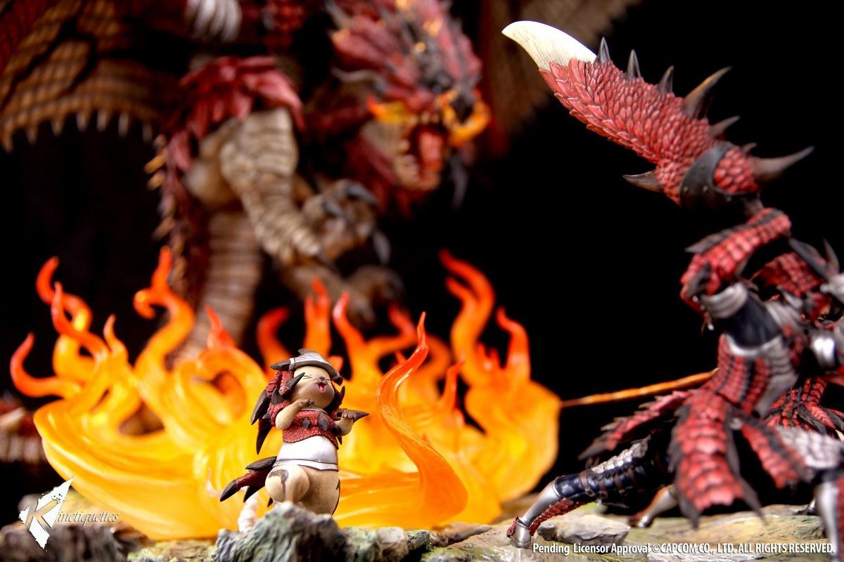 [สั่งจอง]Kinetiquettes 1/10 scale : RATHALOS - THE FIERY BUNDLE