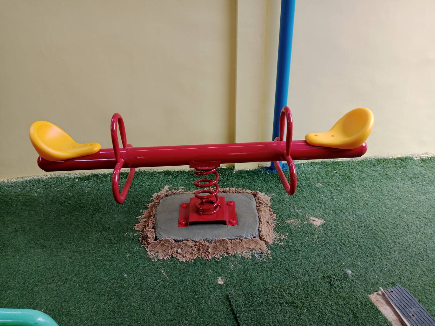 ไม้กระดกสปริง 2 ที่นั่ง เครื่องเล่น, สพฐ., งบประชารัฐ, โรงเรียน, ศูนย์พัฒนาเด็กเล็ก