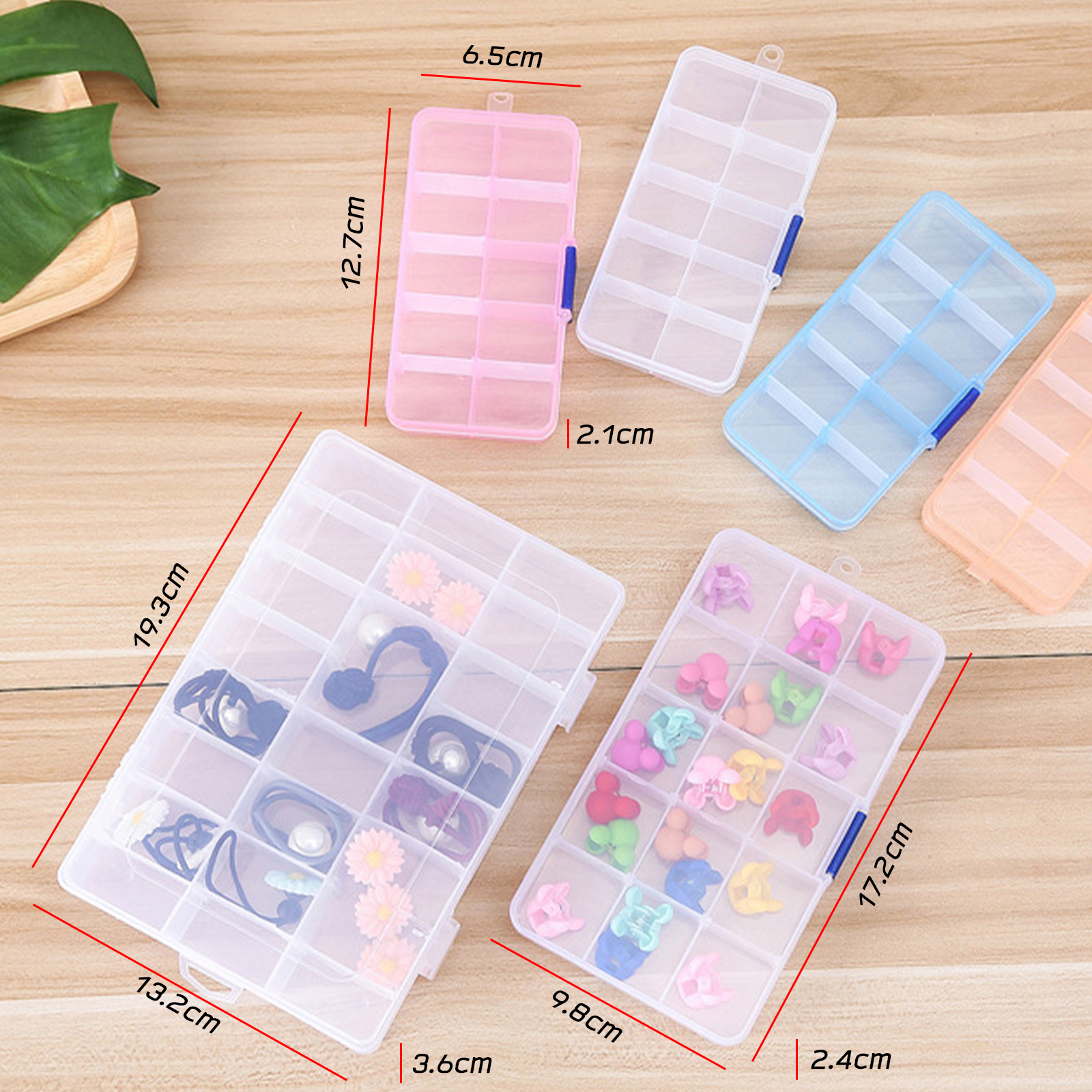 กล่องช่องใส่ของ ปรับขนาด 10ช่อง / 15ช่อง /24ช่อง แผ่นกั้นระหว่างช่อง ปรับต่ำแหน่งได้ มีที่ล็อกเปิด-ปิด พกพาสะดวก