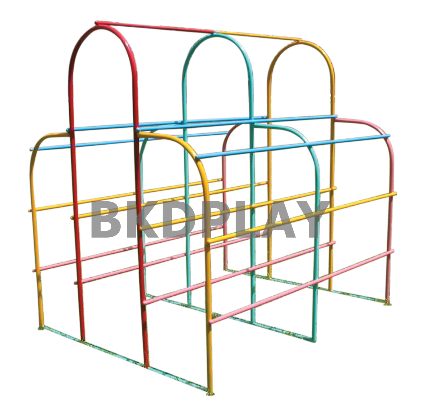 เครื่องเล่นสนาม กลางแจ้ง เหล็ก ชุดอุปกรณ์ โดมลอด Outdoor Playground, ราคาโรงงาน สินค้าสั่งผลิต 10-20 วัน