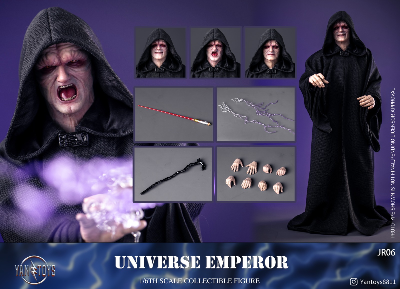 [พร้อมส่ง] YAN TOYS JR06 1/6 : Universe Emperor