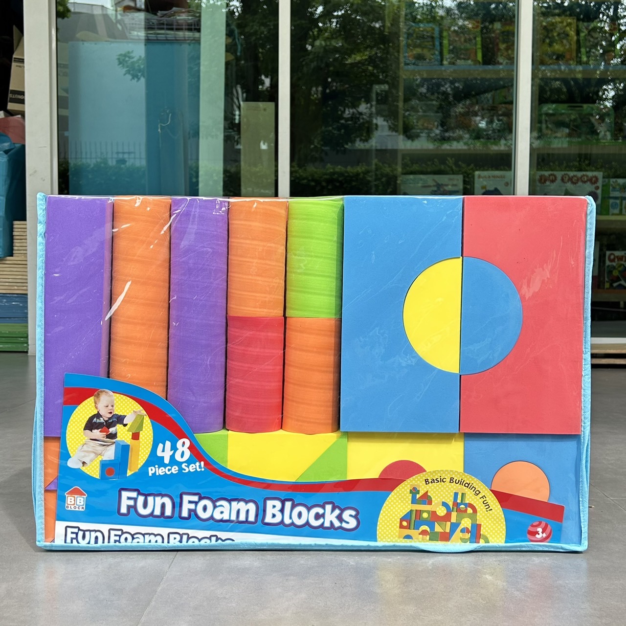 บล็อกโฟมใหญ่ เรขาคณิตโฟม, ของเล่นเสริมพัฒนาการ, ของเล่นเด็กอนุบาล, สื่อการสอนเด็กอนุบาล