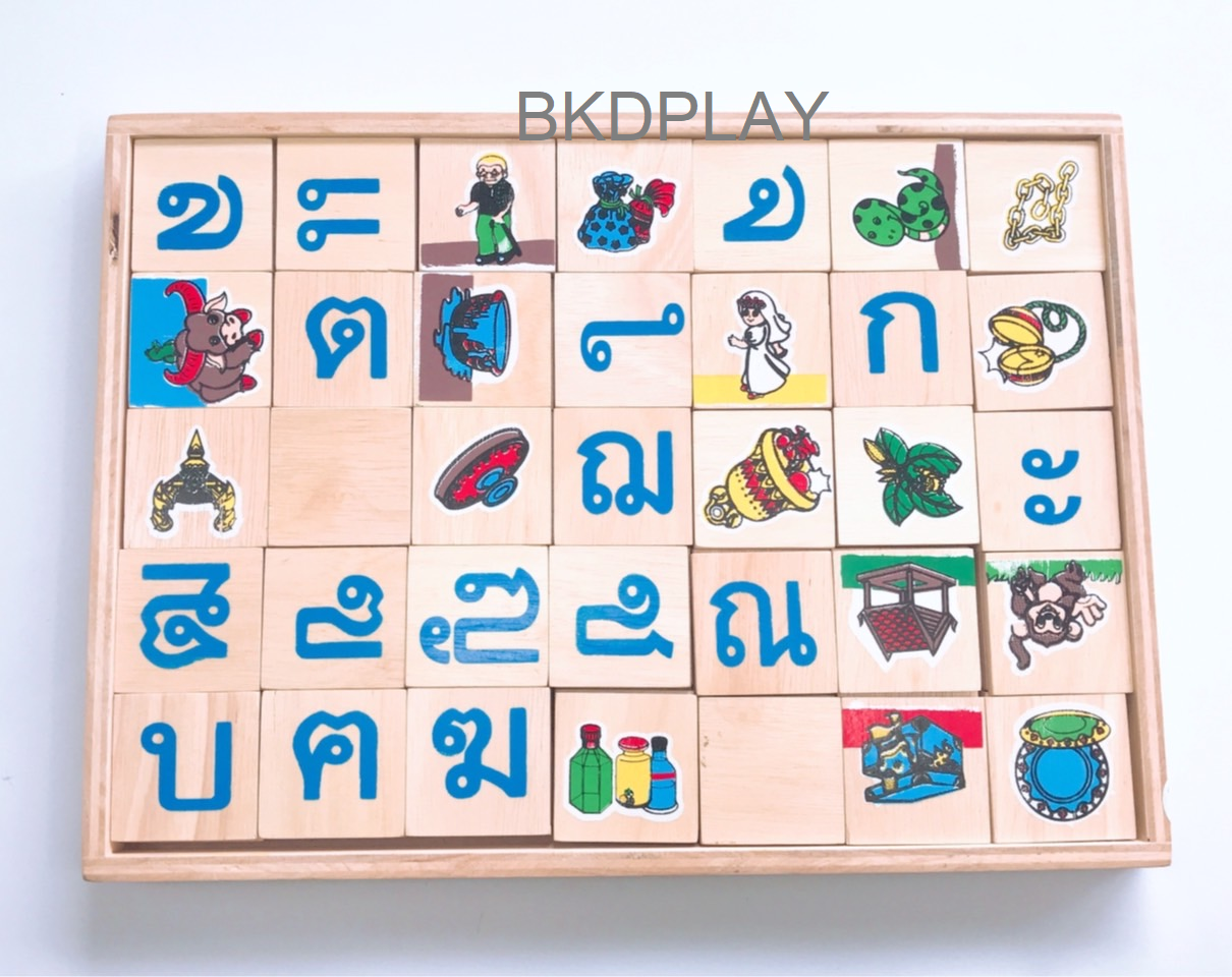 จับคู่ภาพ-พยัญชนะ สระ(105 ชิ้น), ของเล่น, ของเล่นเด็ก, จิ๊กซอว์, ตัวต่อ, สอนอ่าน , ของเล่นเสริมพัฒนาการ