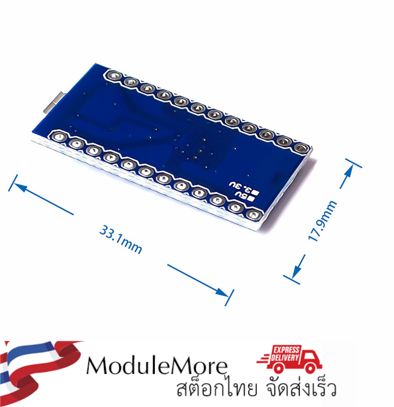 บอร์ด Pro Micro uses Atmega32U4's own USB update program 5V/16M MCU development board (Arduino-compatible board)