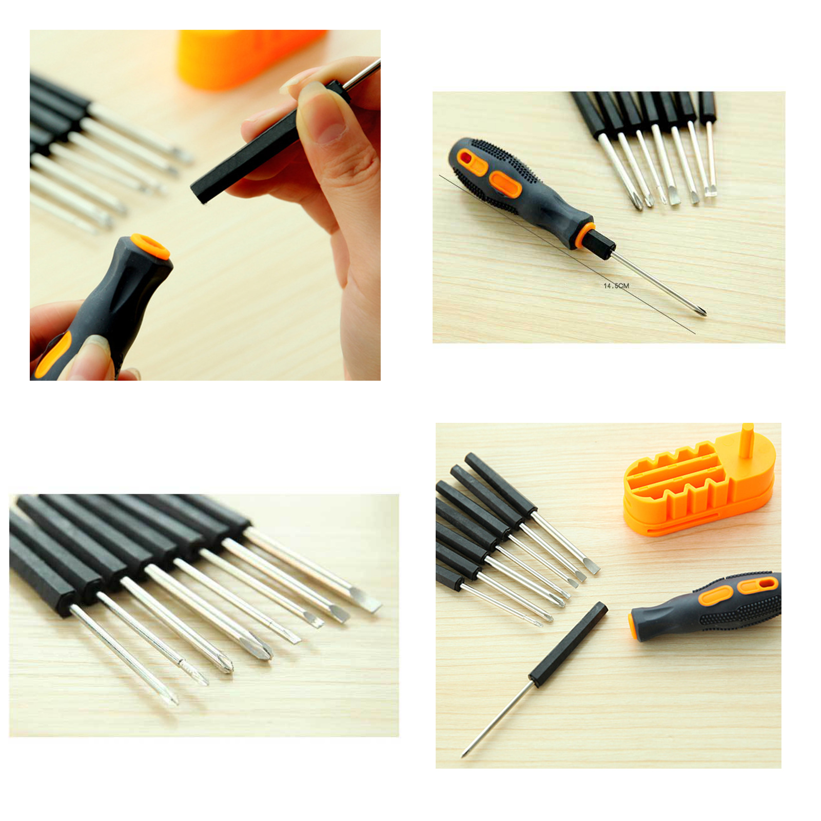 🔥Sale ลดราคา🔥 ชุดไขควง 8in1 มี8หัวใน1ชุด สามารถเปลี่ยนหัวได้ ดีไซน์สวย วัสดุอย่างดี แข็งแรง ทนทาน