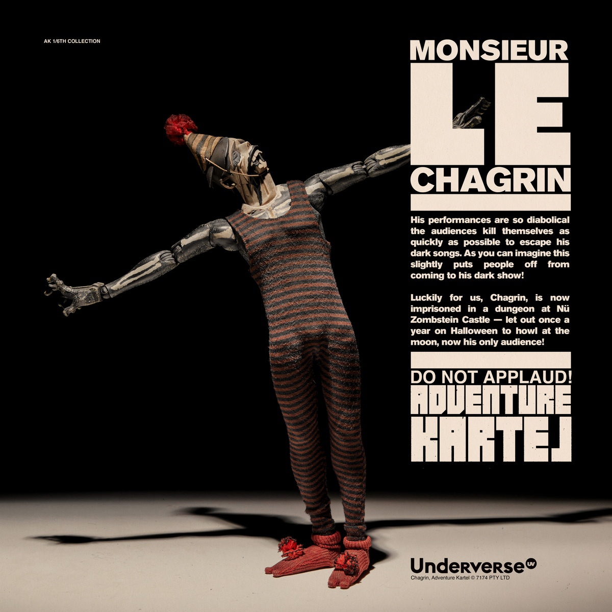 [สั่งจอง] UNDERVERSE UV202412 12” : Adventure Kartel MONSIEUR CHAGRIN
