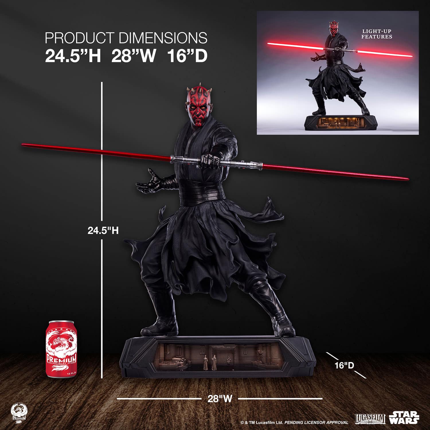 [สั่งจอง]PCS 1/3 Statue : Darth Maul Deluxe