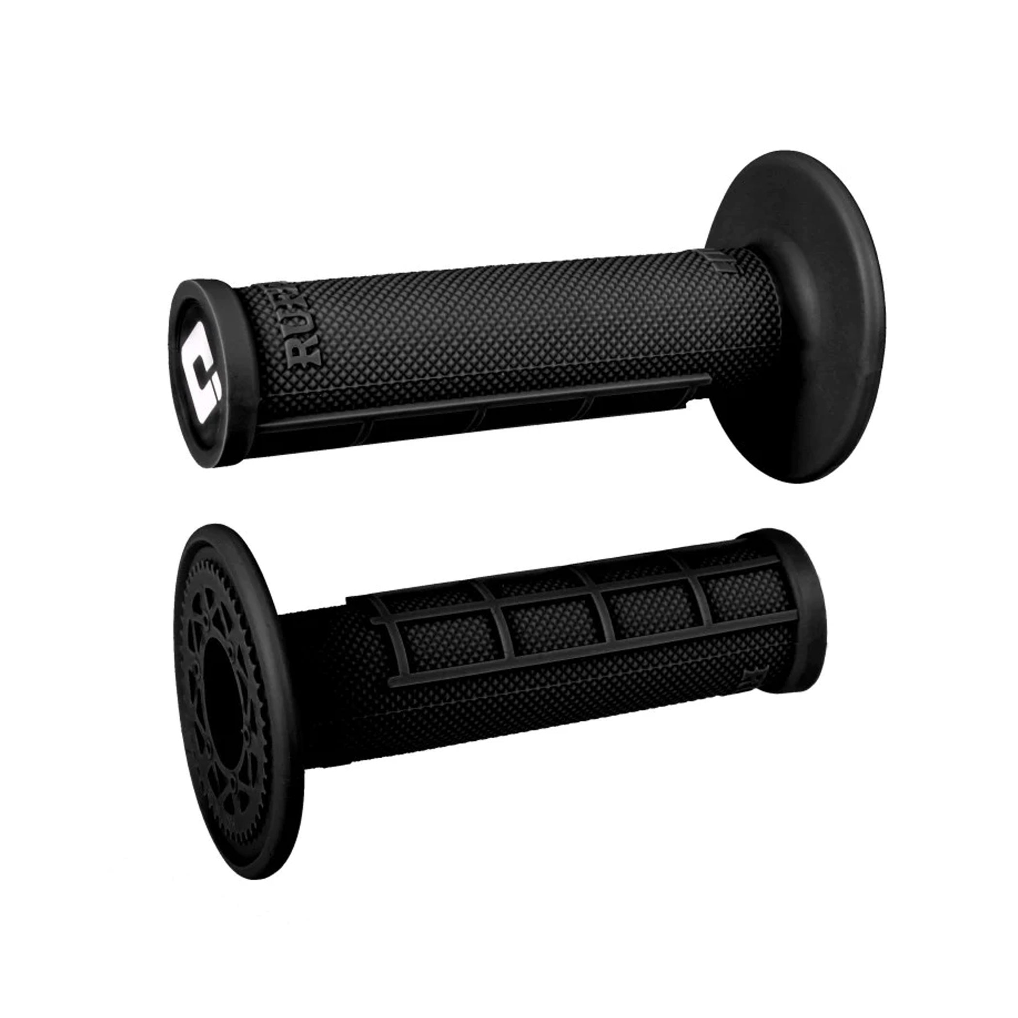 ปลอกแฮนด์ ODI Grip Half Waffle Single-Ply Slip-On Mx Grip - Black