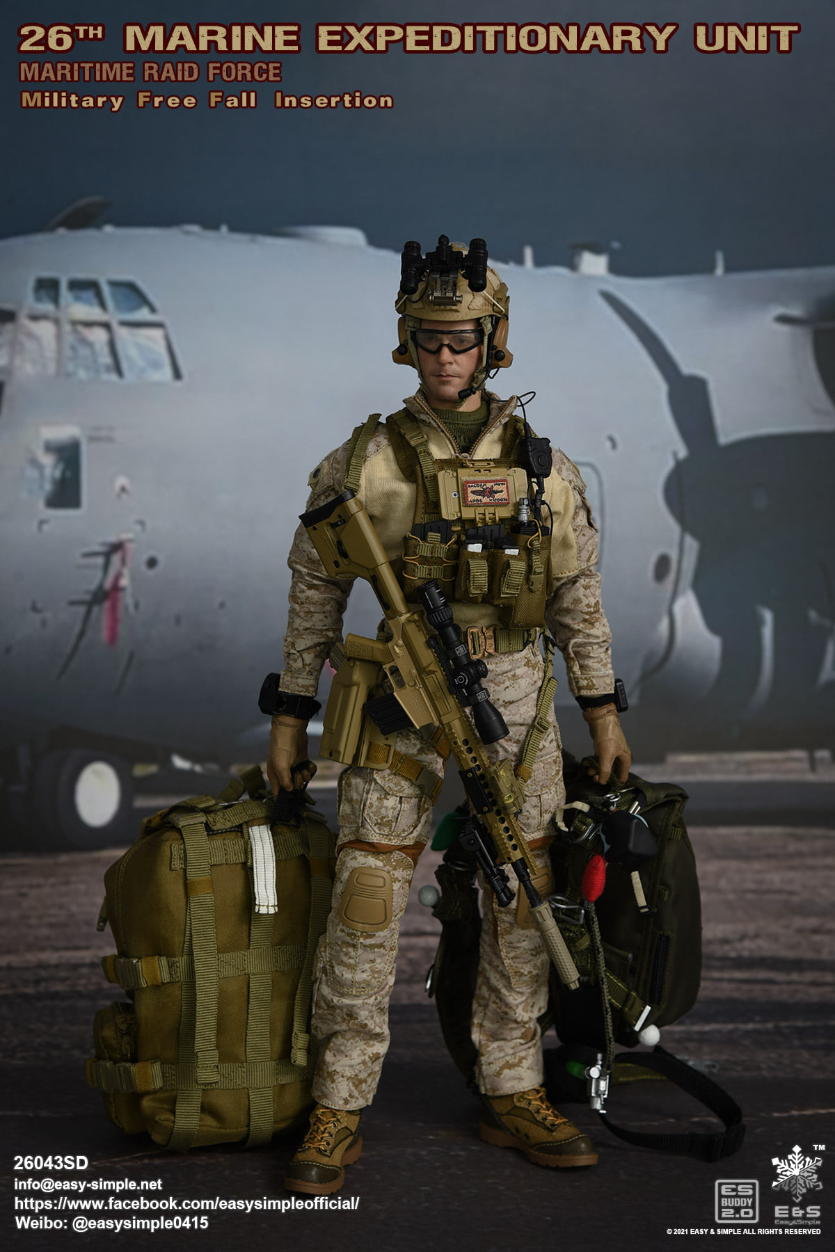 [สั่งจอง]Easy&Simple 26043S : 31ST MEU MRF Military Free Fall Insertion