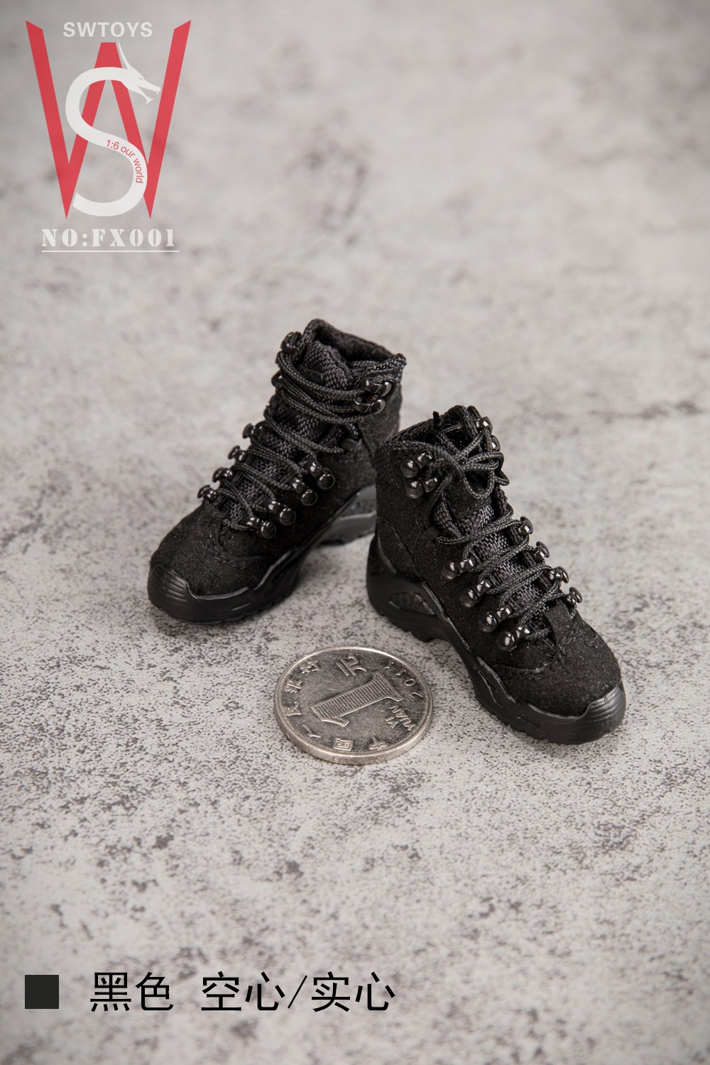 [สั่งจอง]SWtoys FX001 1/6 Mens Tactical Military Boots (Hollow/Solid)