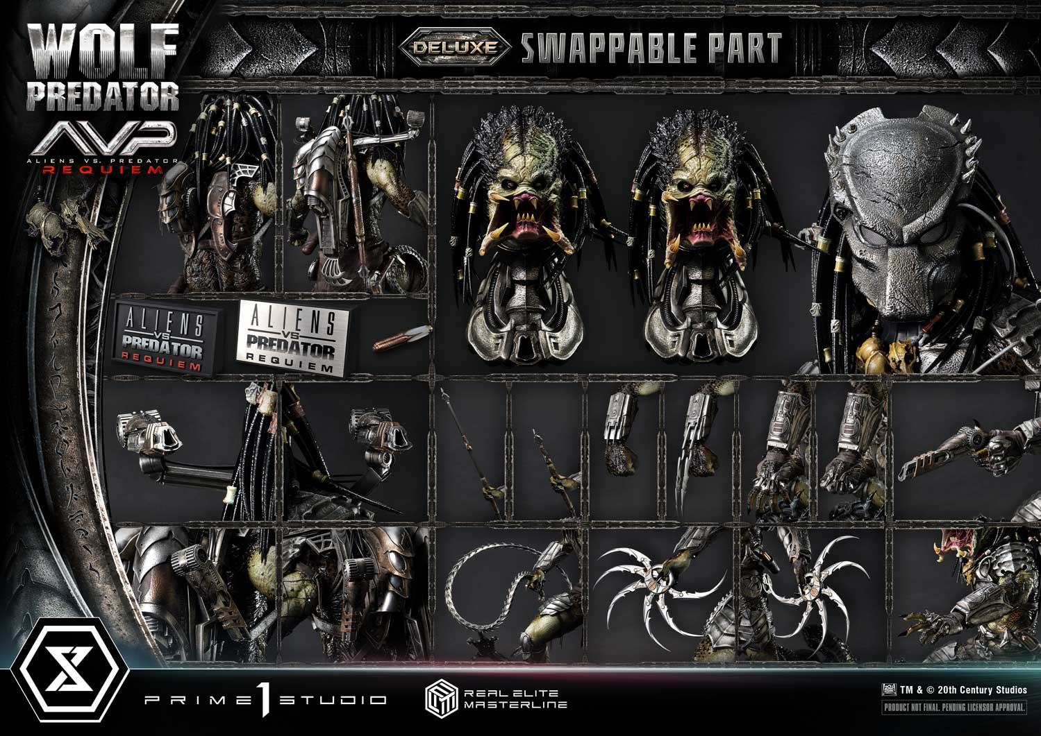 [สั่งจอง]Prime 1 Studio : Wolf Predator (Aliens vs. Predator: Requiem)