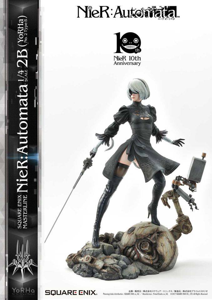 [สั่งจอง]Prime 1 Studio x Square Enix 1/4 scale SEM-02: NIER AUTOMATA 2B (YORHA NO. 2 TYPE B2)