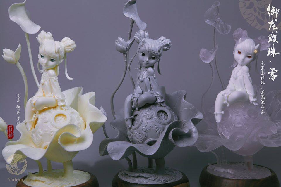 [สั่งจอง]Yulong Studio : Yulong Play Beads Zero Statue [Grey / White Tooth Ver.]