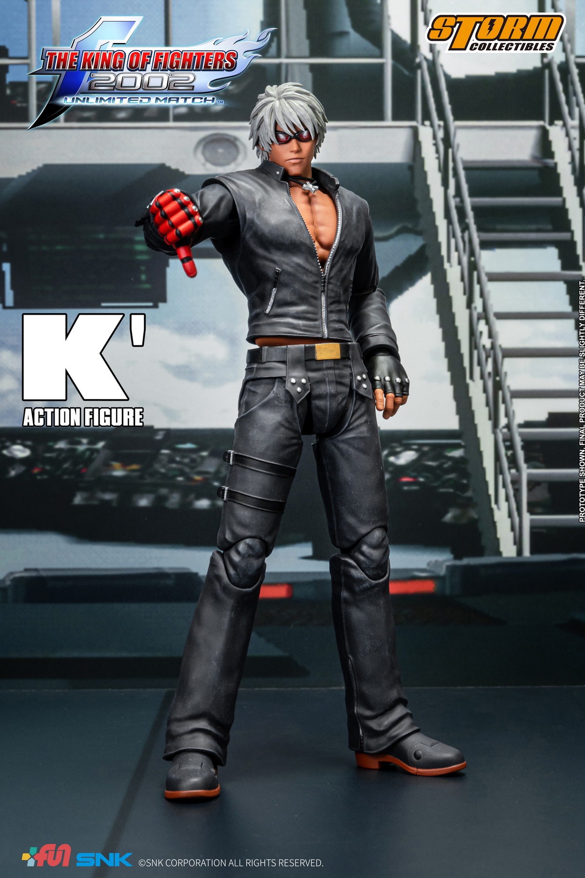 [สั่งจอง] Storm Toys SKKF10 1/12 : King of Fighters - K'