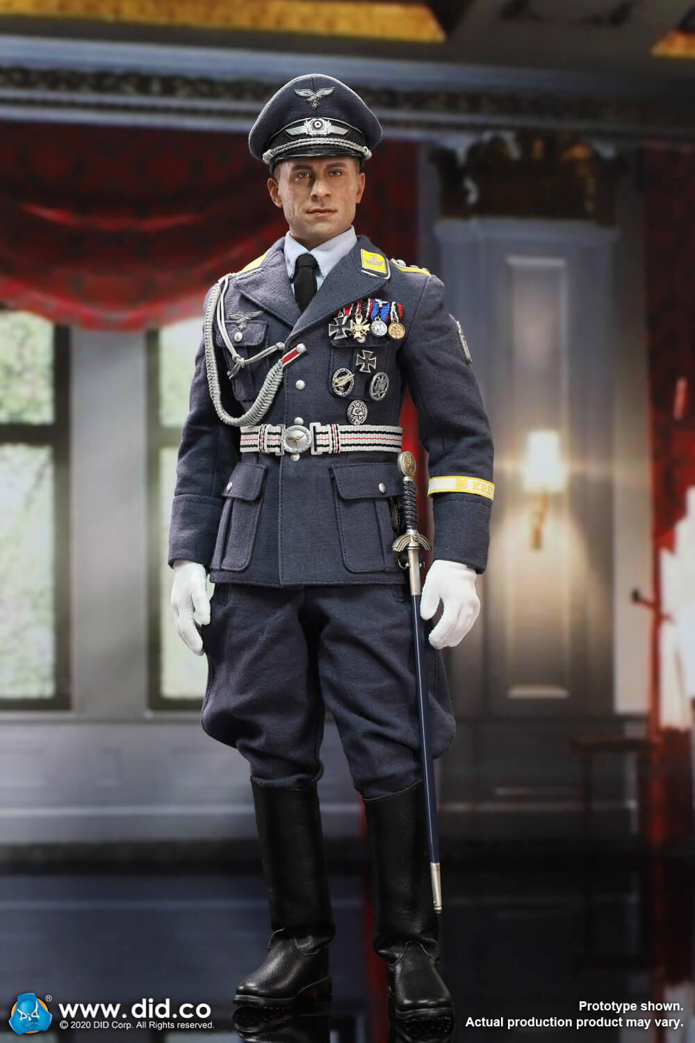 [สั่งจอง] DID D80147 1/6 : WWII German Luftwaffe Captain – Willi