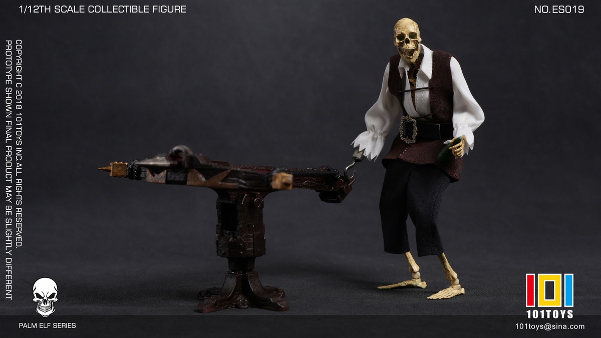 [สั่งจอง]101TOYS 1/12 : PALM ELF SERIES - Skeleton Pirate
