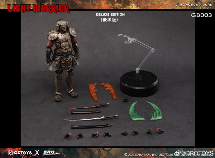 [สั่งจอง] BROTOYS x GDToys GB003 1/12 : Lighth Warrior (17.5Cm)